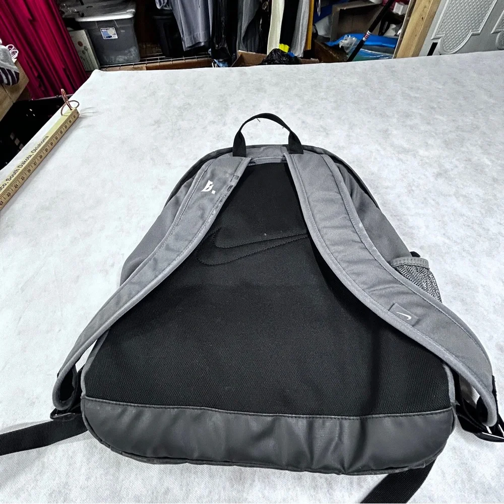 Nike Gray and‎ Black Backpack with Iconic Swoosh Embroidered “Lady Pirates”